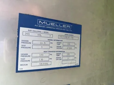 Used 2010 MUELLER 8,300 GALLON Stainless Steel Tanks New Jersey US | Perry Equipment #871213