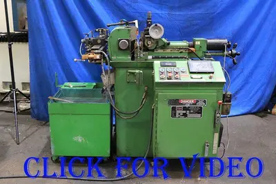 GLEBAR MODEL TF-9DHD  "MADE IN USA" CENTERLESS GRINDER
 PROGRAMMABLE BY TOUCHSCREEN CONTROL,
    AUTO INFEED & THRUFEED