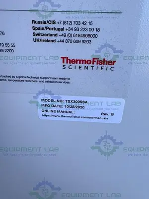 USED THERMO FISHER TSX3005SA HIGH PERFORMANCE LAB REFRIGERATOR,  29 CU FT, 5°C MFG 20