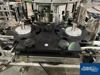 USED Quadrel Quadrel Wrap Around Labeler, Model Rotary