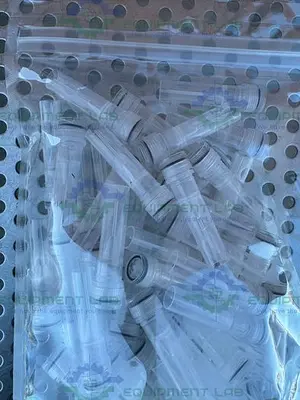NEW 500 PACK -VWR 76417-174 STERILE 0.5L TUBES & CLEAR INSERTABLE CAPS NON-GRADUATED