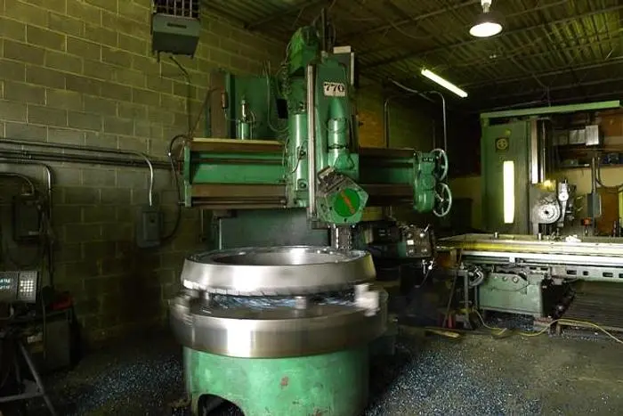 72" Webster Bennett Vertical Boring Mill 86" Swing, 62" H/UR, DRO
