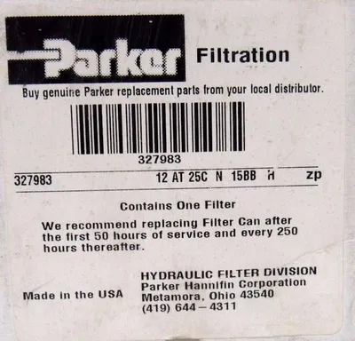 NEW PARKER 327983 HYDRAULIC FILTER 92502325C