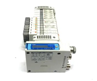 VV5QC11-12N7SEAN-D0S, VVQ1000-10A-1, VQC1400N-51, VQC1500N-51, | SMC VV5QC11-12N7SEAN-D0S Pneumatic Solenoid Valve Manifold, 12-Station - Used