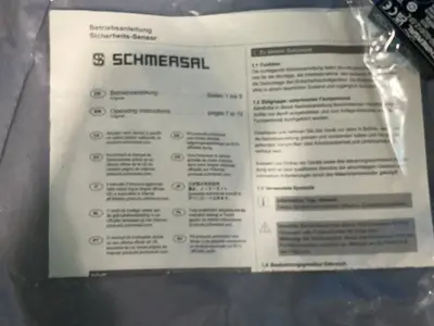 New | in-Stock SCHMERSAL BNS 26002/01ZSTL Proximity Sensors Ohio US | HGR 24 #1291930