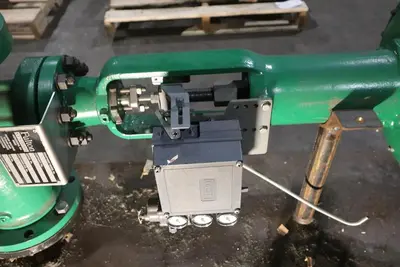 Fisher Control Valve Fulton Boiler Steam Valve With Pneumatic Actuator