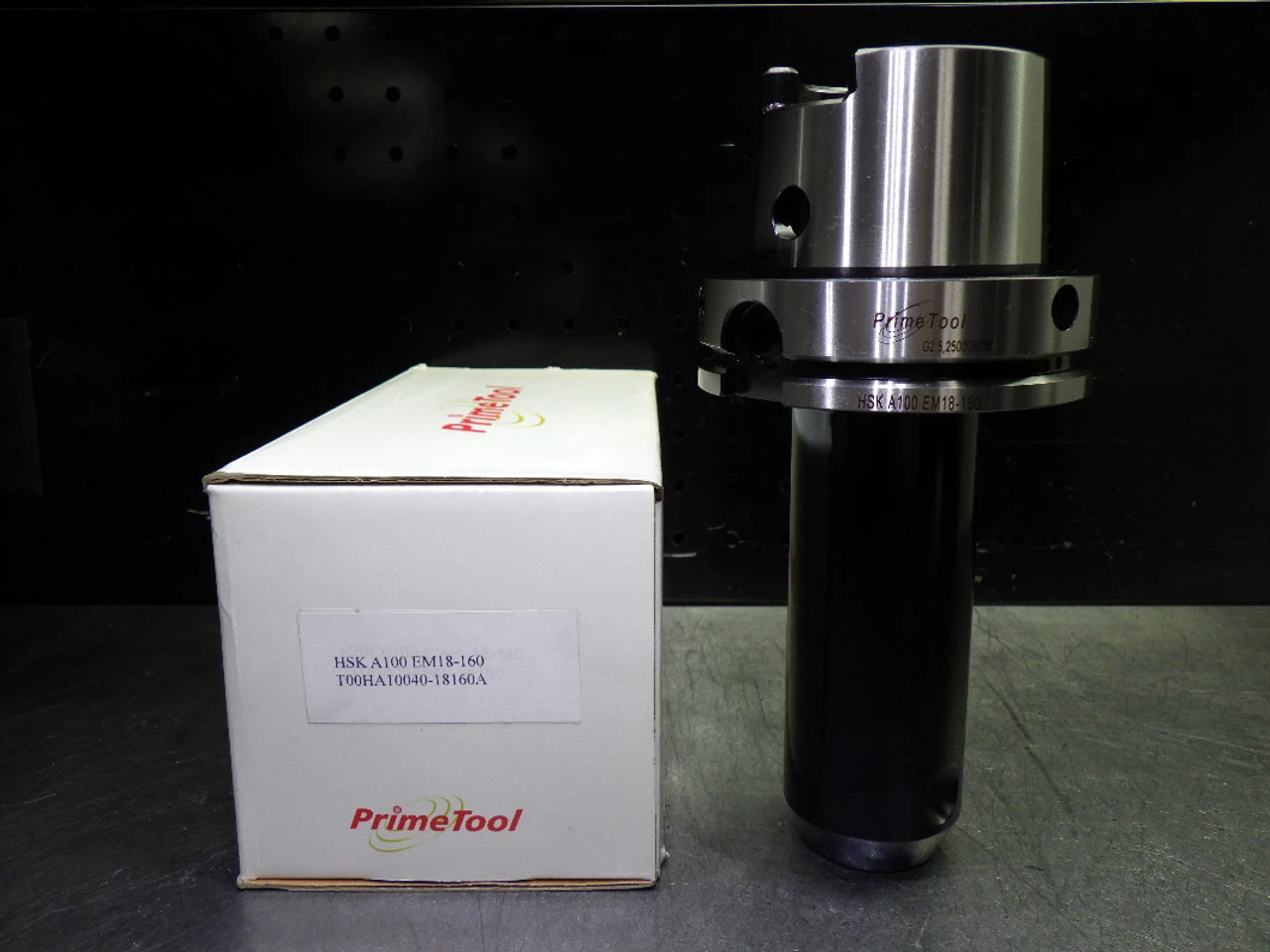 Prime HSK100A 18mm Endmill Tool Holder 160mm Pro T00HA10040-18160A (LOC1312B)