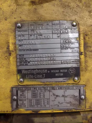 5 TON CONCO HEAVY DUTY OVERHEAD CRANE HOIST: STOCK #20381