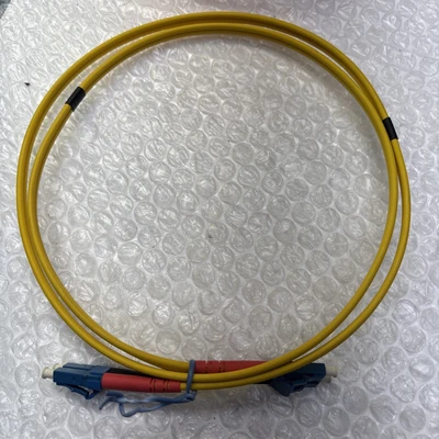 ** New Fiber Optic Patch Cords (Lot Of 11) LC-LC Duplex S-Mode #