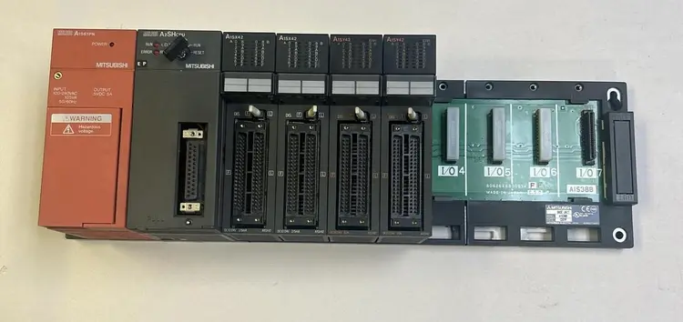 Used MITSUBISHI A1S61PN PLC Chassis Ohio US | Surplus Asset Holdings #1246127