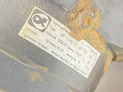 USED INDRAMAT SERVO MOTOR W/ ALPHA SPF 110-MX1-8,2-40/110S01