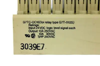 USED OMRON G7TC-OC16