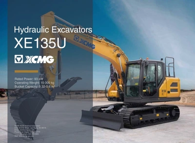 XCMG XE135U Excavator | Iron Listing (2)