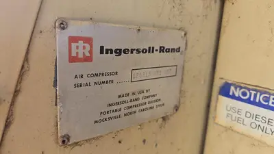 Used 1981 INGERSOLL-RAND P185 Air Compressors, Portable California US | Ben Kaplan Equipment #1359251