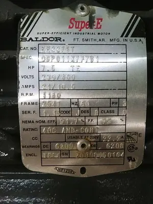 USED BALDOR EM2276T