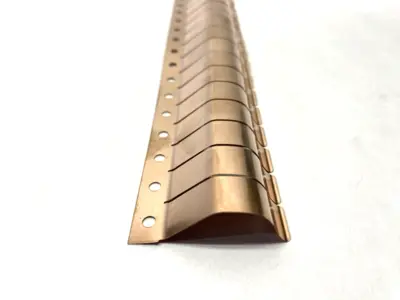 Thin Copper Fingestrip Contactor 40-Contact Fingers-7/16" 20" Overall Length - New Other