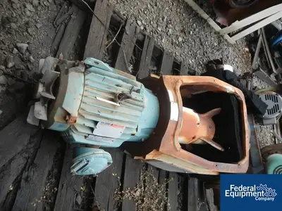 USED Durco 3" X 2" X 10" DURCO CENTRIFUGAL PUMP, DS ALLOY, 10 HP