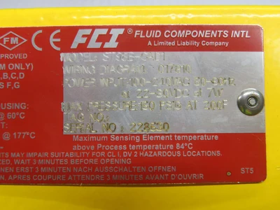 Used FLUID COMPONENTS _UNKNOWN_ Valves/Fittings | OCO Industrial #1635916