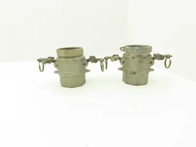 Dixon D-250 Camlock 2-1/2" Cam & Groove Coupler x Adapter Female NPT Lot of 2