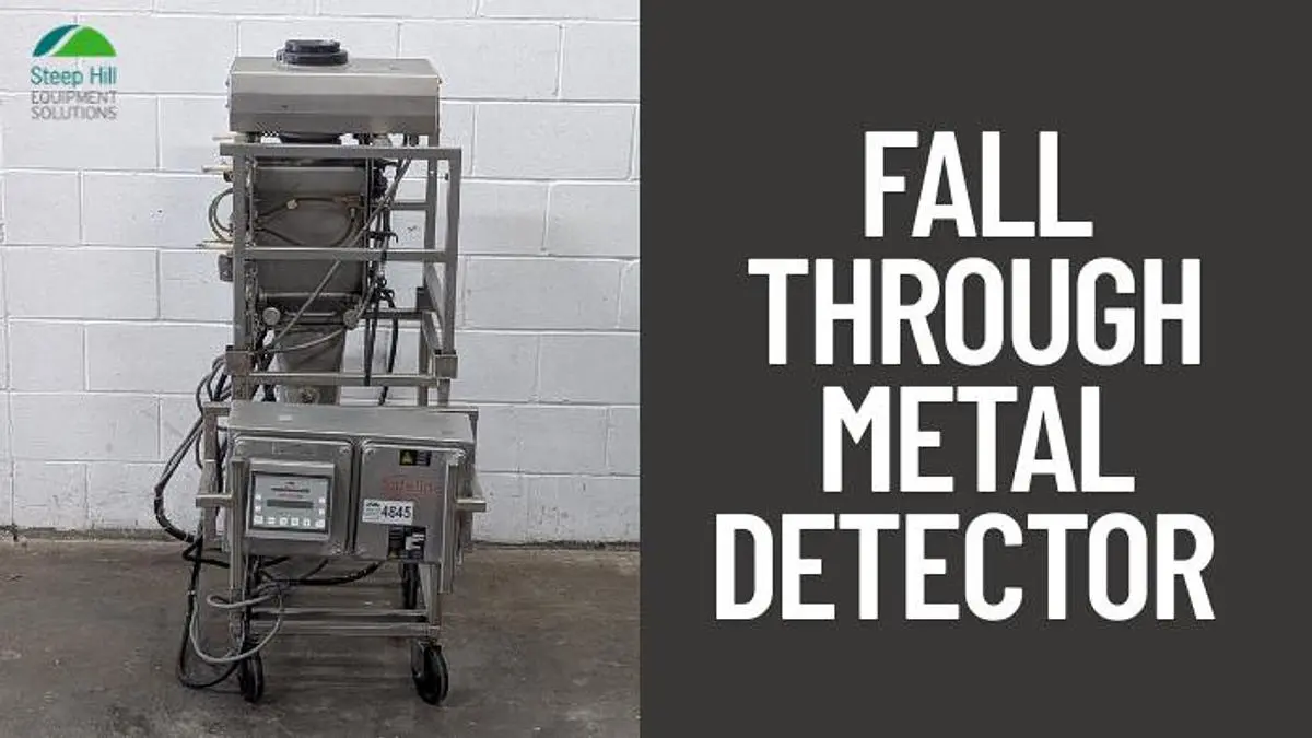 Safeline Fall Through Metal Detector