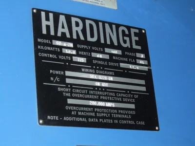 USED HARDINGE SB-4-GN
