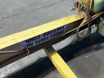 Dwight Foote Inc. 1/2 Ton Bridge Crane