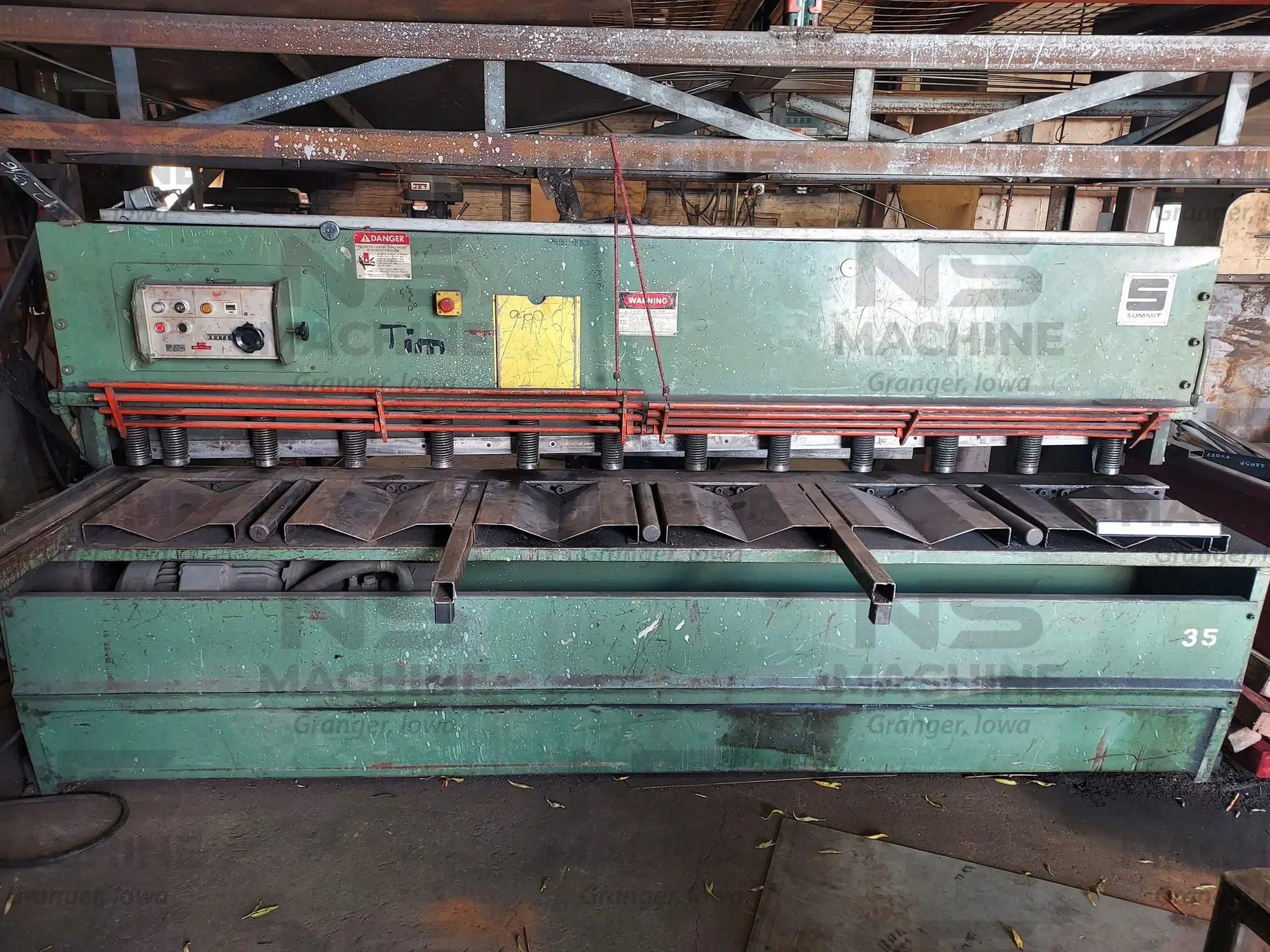 1/4″ x 10′ Summit Hydraulic Power Squaring Shear
