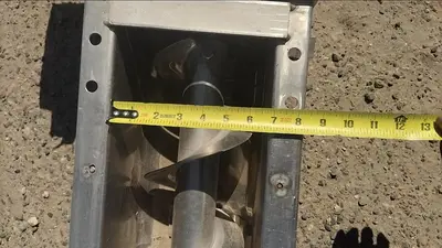 Conveyor, Screw, 6" X 10', Stainless Steel, 3/4 HP, #5880211