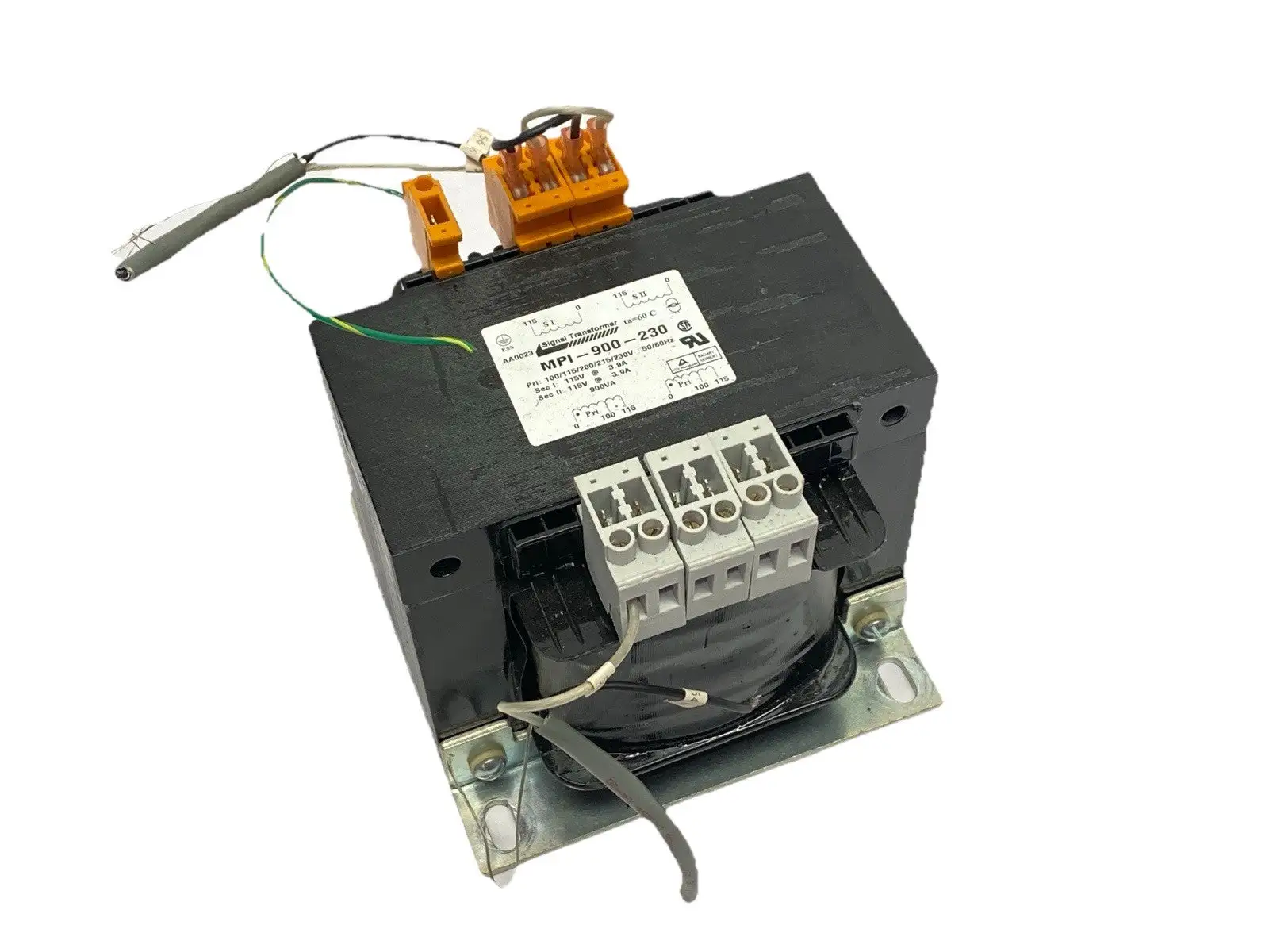 USED SIGNAL TRANSFORMER POWER TRANSFORMER 900VA 3.9A 115V