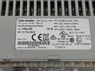 Used Allen-Bradley 1794-OE4 PLC Input & Output South Carolina US | Palmetto Automation #1542732