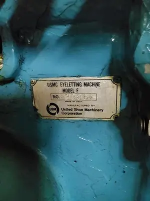USED UNITED SHOE MACHINERY CORPORATION MODEL F