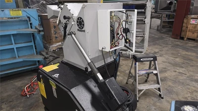 8" x 14" Rapid Model F-14 Granulator w/ In-Line Roll Feed System, 7.5 HP