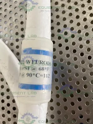 USED SANI TECH STHT-R-HD-0750 120" SILICONE HOSE W/ 1 1/2" SANITARY FITTING