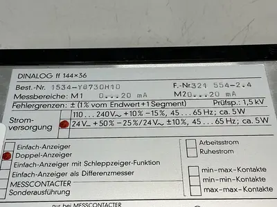 USED GOSSEN 1534-Y8730H10