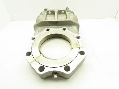 United Conveyor Corp 191992 Stainless 6" Knife Slide Gate Valve 8-Lug 40 PSI
