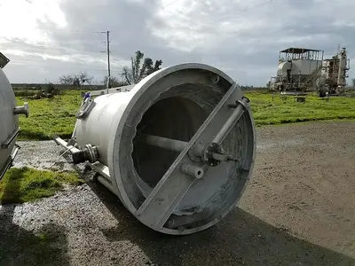 Tank, 1,100 Gallon, 316 Stainless Steel, 56" X 98", FT/CB, #S740831