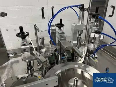 USED Capmatic Capmatic Monoblock Filler, Plugger, Capper, Model Bambino