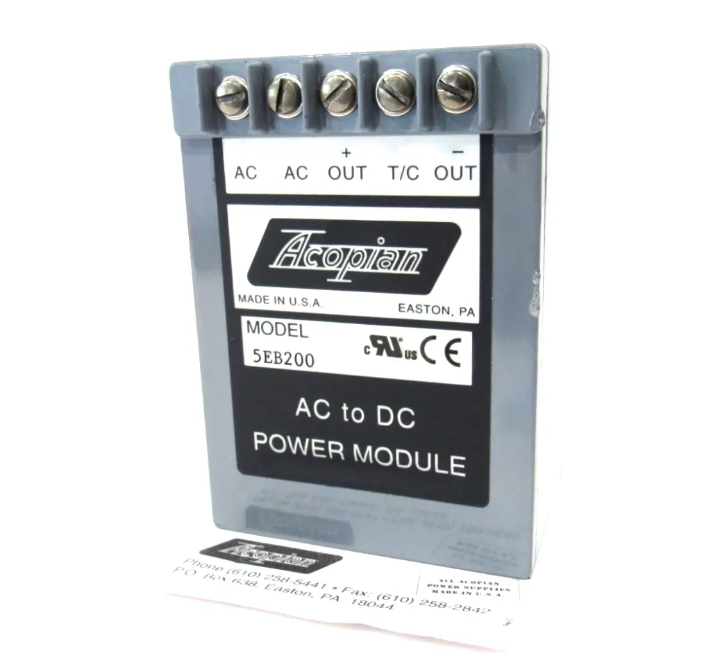 NEW ACOPIAN 5EB200 POWER MODULE
