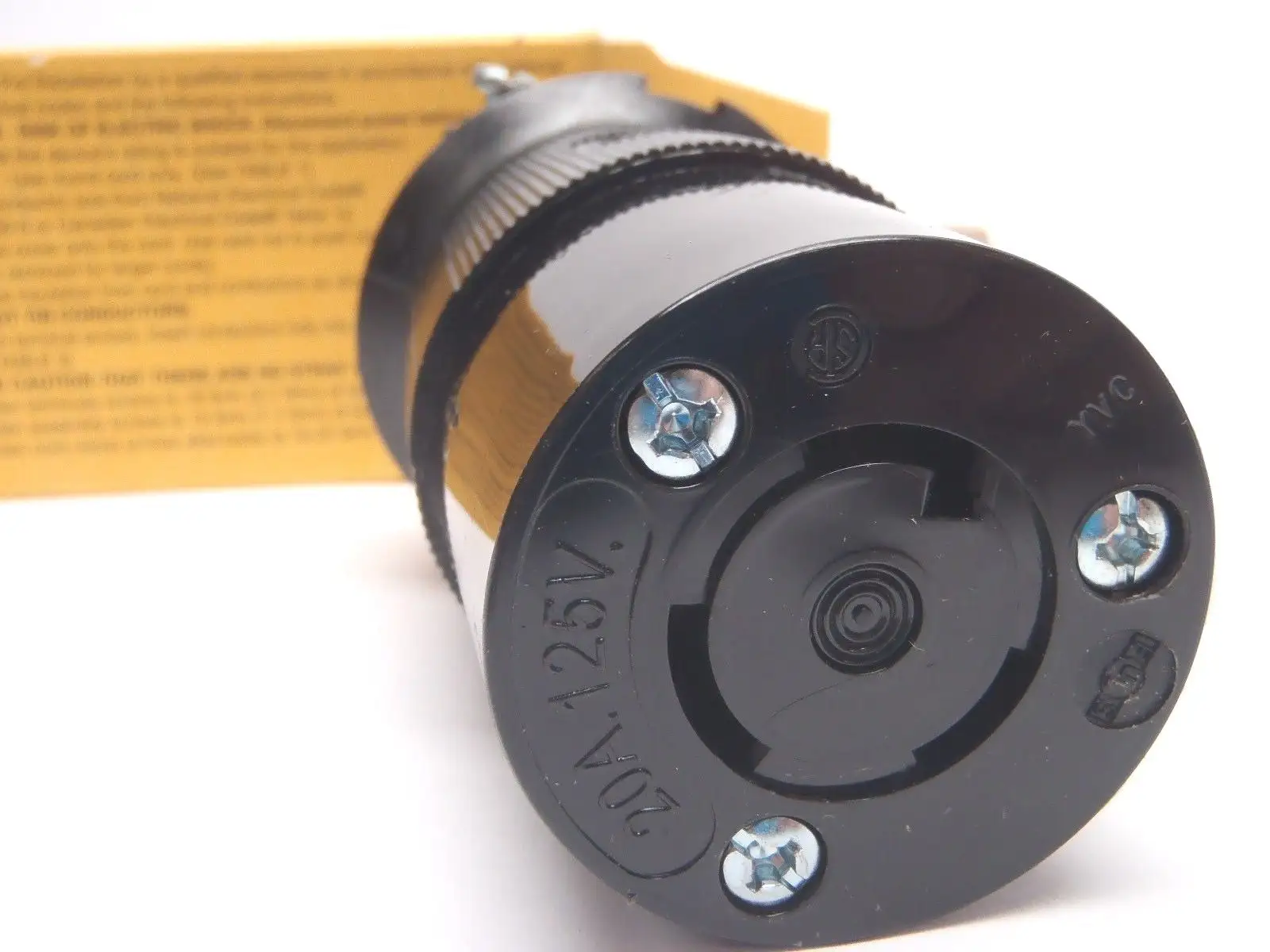 New | in-Stock Hubbell Hubbell Connector Body Insulgrip Twist Lock 20A 12 Bus Bars & Plugs Michigan US | Maverick Industrial Sales #1454163
