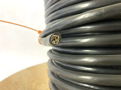 USED LAPP 90 FEET- OLFLEX TRAY II CY 4G2.5 14/4C , 4C 14 AWG BLACK