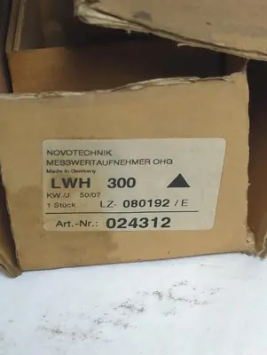 New | in-Stock NOVOTECHNIK LWH 300 Industrial Controls Ohio US | Surplus Asset Holdings #1364134