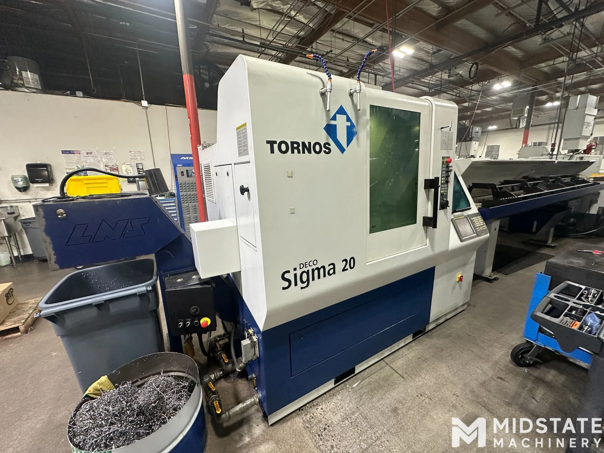 Tornos Deco Sigma 20-6 CNC Swiss Lathe, New in 2007