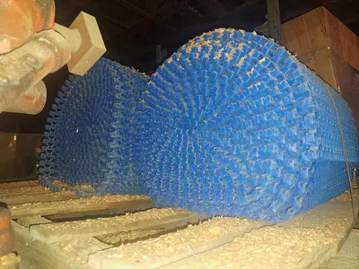 Conveyor, Belt, 36" x 20', Plastic, S Turn #C734663