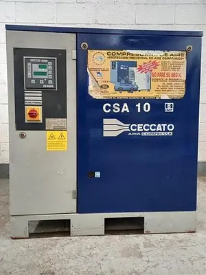 Ceccato model CSA 10/8 screw air compressor