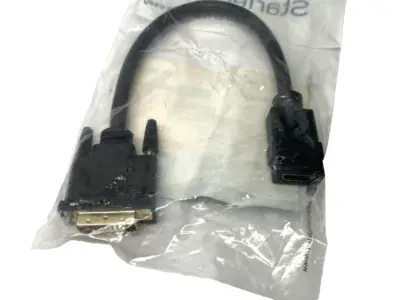NEW STARTECH HDMI ADAPTER 8" HDMI TO DVI-D VIDEO ADAPTER F/M