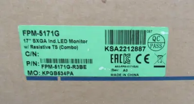 NEW ADVANTECH FPM-5171G INDUSTRIAL MONITOR FPM5171G