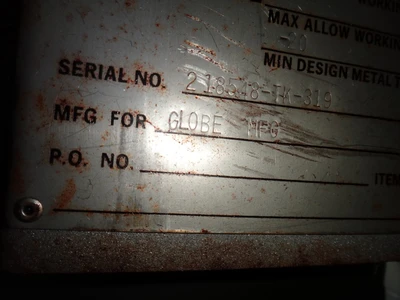 433 Gallon 304 Stainless McAbee Tank