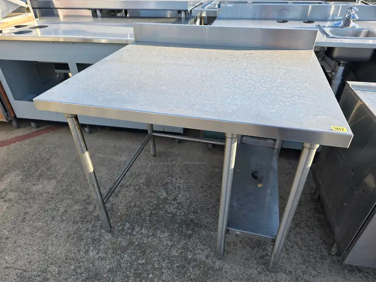 Used Falcon Restaurant Supply, Inc. Used 42"W X 36"D X 34H" Stainless Steel Table - SB2 - SS364 Food Prep Tables Illinois US | Falcon Restaurant Supply #1373768
