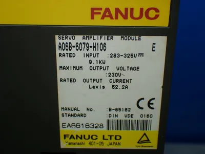 Used FANUC A06B6079H106 Servo Drives Ohio US | HGR 24 #802999