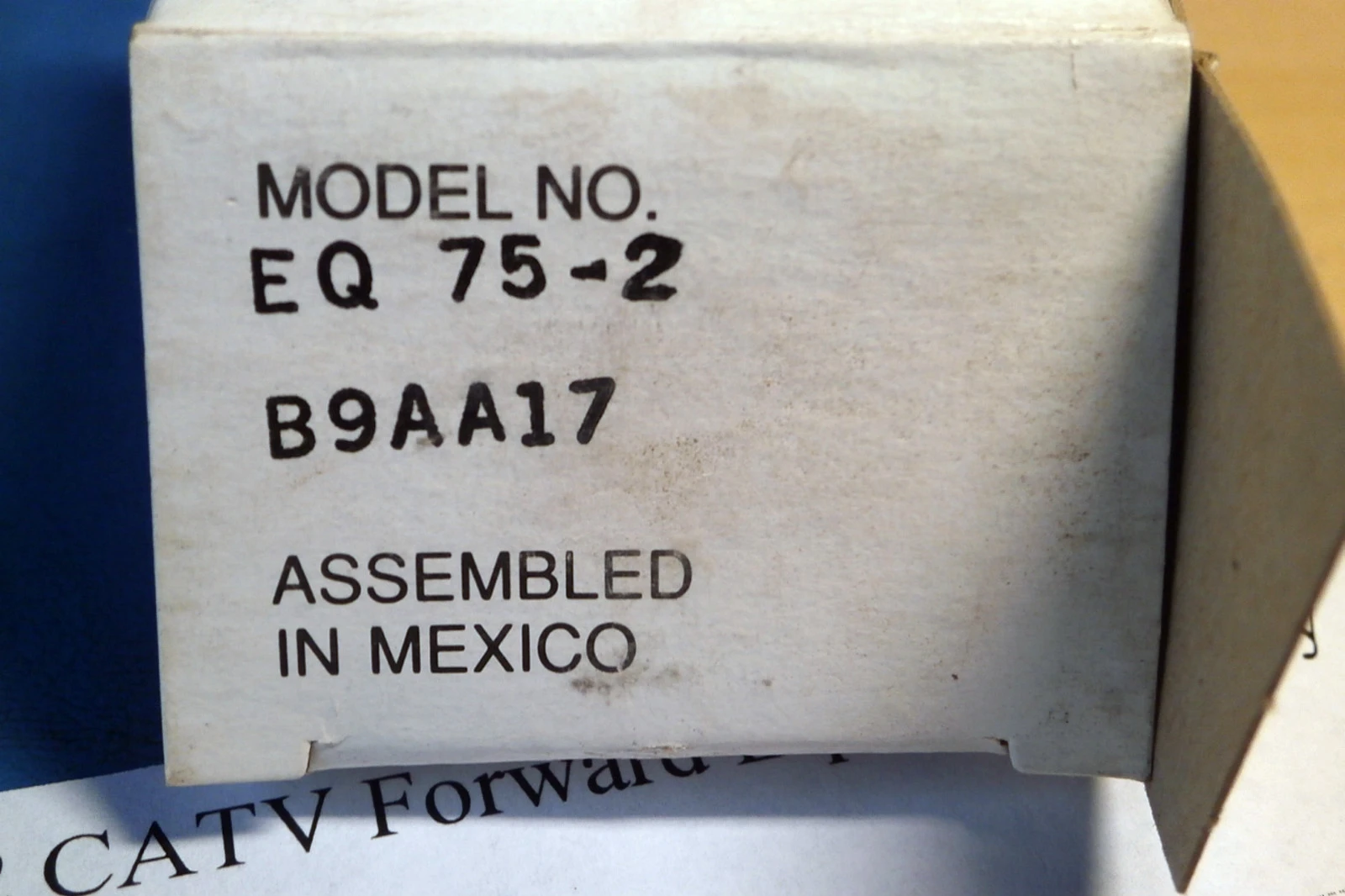 NEW General Instruments EQ-75-2